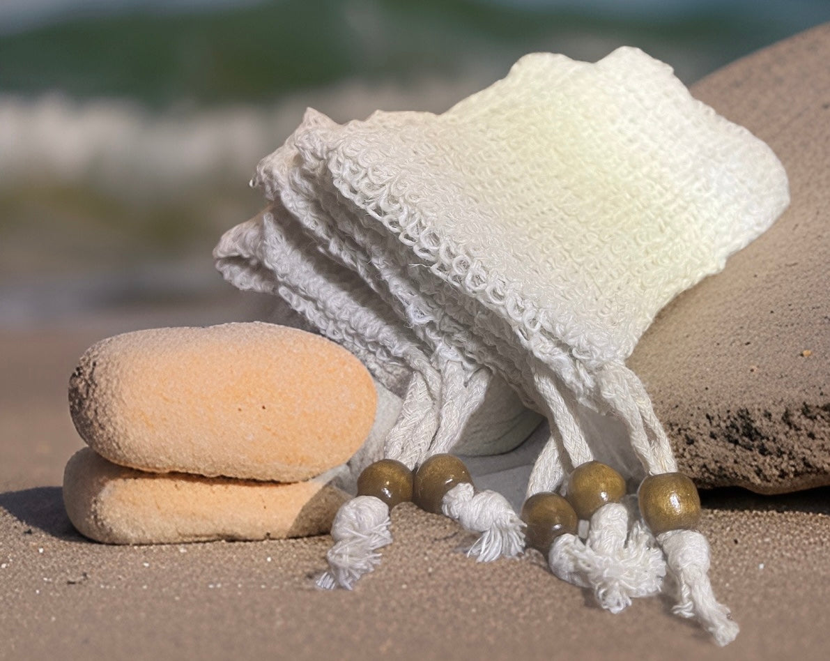 VKG's Natural Sisal exfoliating Soap Saver bag