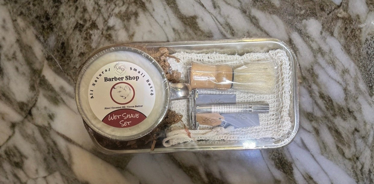 VKG's Barber Shop Shave Soap Set